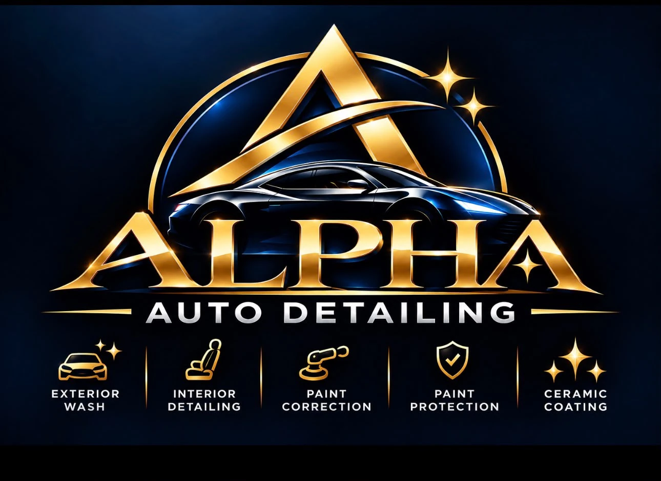 Alpha Auto Detailing: exterior wash, interior detailing, paint correction, paint protection, and ceramic coating